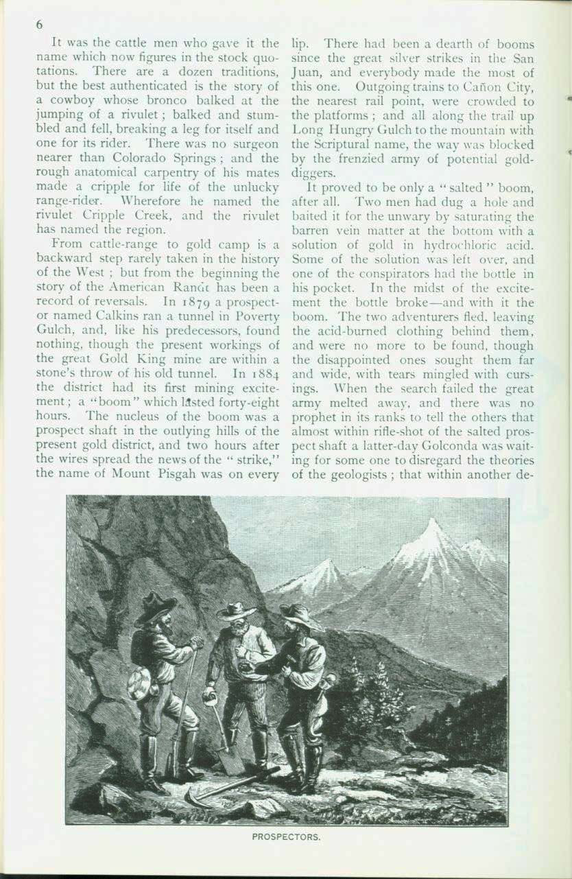 CRIPPLE CREEK 1900--a Colorado mining camp. vist0080e